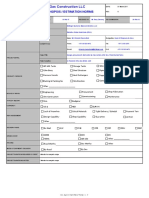 Oil & Gas Construction LLC: Inquiry Synopsis / Estimation Norms