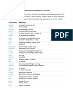 Commonly Confused Words in English