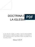 Doctrina de La Iglesia Evangélica