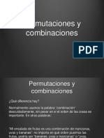 Permutaciones y Combinaciones