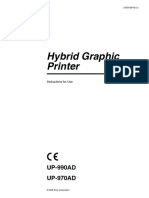 Hybrid Graphic Printer: UP-990AD UP-970AD