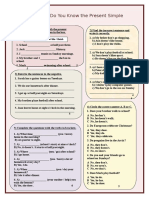 How Well Do You Know The Present Simple Tense Revi Grammar Drills Tests