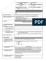 Grade 12 Daily Lesson Plan Sta. Elena High School (SEHS) Grade 12 Philippine Contemporary Arts Third, S.Y. 2018-2019