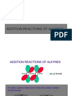 Addition Reactions of Alkynes