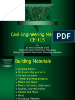 Civil Engineering Materials CE-115