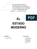 El Estado Moderno