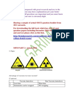 MFD OSCE Sample Papers With Link To Full Version