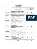 Yic Daily Schedule