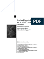 Evaluacion Psicologica en El Ambito de La Paiscologia de La Salud PDF