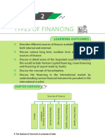 Types of Financing: Learning Outcomes