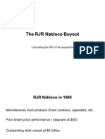 Calculating The NPV of The Acquisition