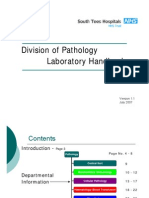 Division of Pathology Laboratory Handbook