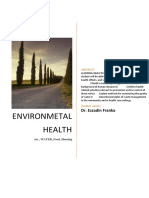 Environmetal Health: Dr. Ezzadin Franka