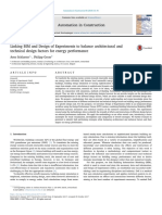 Linking BIM and Design of Experiments To Balance Architectural and Technical Design Factors For Energy Performance