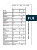 Thermic Fluid Heater Data Sheet - Rev 0