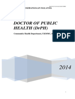 Doctor of Public Health (DRPH) : Universiti Kebangsaan Malaysia