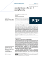 Coping With Occupational Stress: The Role of Optimism and Coping Flexibility