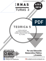 Cisternas - E3 - 2018 - Teórica 5 Tipologías Estructurales - $117 PDF