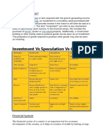 Investment Vs Speculation Vs Gambling