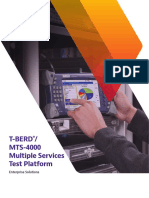 T-Berd / MTS-4000 Multiple Services Test Platform: Enterprise Solutions