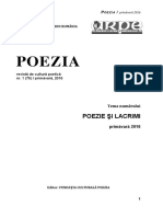 Poezia PRIMAVARA 2016 PDF