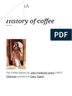 History of Coffee