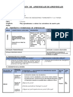 SESIÓN DE APRENDIZAJE Tutoria 2019