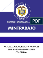 Actualizacion, Avances y Retos en Riesgos Laborales 2016 Dr. Carlos Luis Ayala Caceres