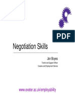 Negotiation Skills