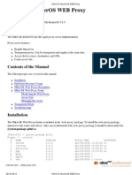 MikroTik RouterOS WEB Proxy