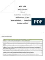 Nurs 3020 Clinical Midterm Evaluation Acarpenter