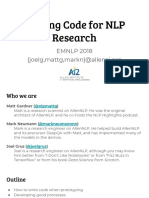 Writing Code For NLP Research PDF