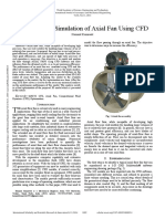 Modeling and Simulation of Axial Fan Using CFD