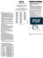 Mounting Instructions CFS50 Plug in Shaft en IM0071457 PDF