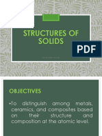 Structures of Solids: Engr. Ana Lorraine M. Dalilis, Rche