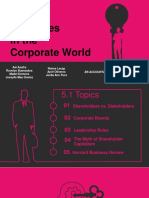 Strategies in The Corporate World