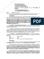 Informe #074 - Reconocimiento de Deuda - Piedra Chanchada