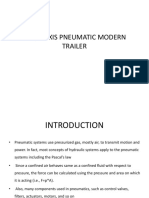 Three Axis Pneumatic Modern Trailer