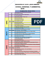 8 - Calendario Civico Escolar 2019