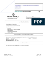 MSDS Ammonium Sulfate