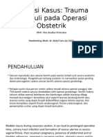 Refleksi Kasus: Trauma Buli Buli Pada Operasi Obstetrik