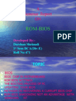 A Seminar Report ON: Rom-Bios