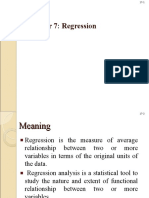 Regression Analysis