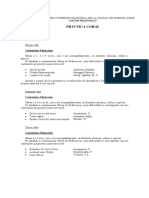 Programa de PRACTICA CORAL I II III PDF