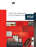 4WD & Van Applications & Cross-Reference Guide