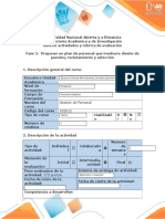 Guia de Actividades y Rubrica de Evaluación - Fase 2 - Proponer Un Plan de Personal Que Involucre Diseño de Puestos, Reclutamiento y Selección