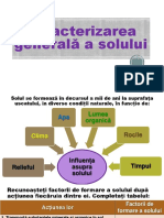 Caracterizarea - Generala - A - Solului CLASA 8