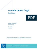 Michael Genesereth, Introduction To Logic-Morgan (2017)