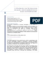 Tcc-A Utilização Da Tecnologia Na Educação, Seus Benefícios e Suas Desvantagens.