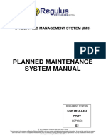 Planned Maintenance System Manual: Integrated Management System (Ims)